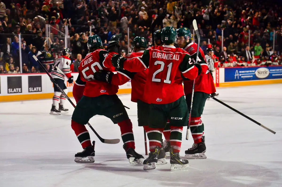 Quebec Major Junior Hockey League playoff results (from Halifax Wednesday)