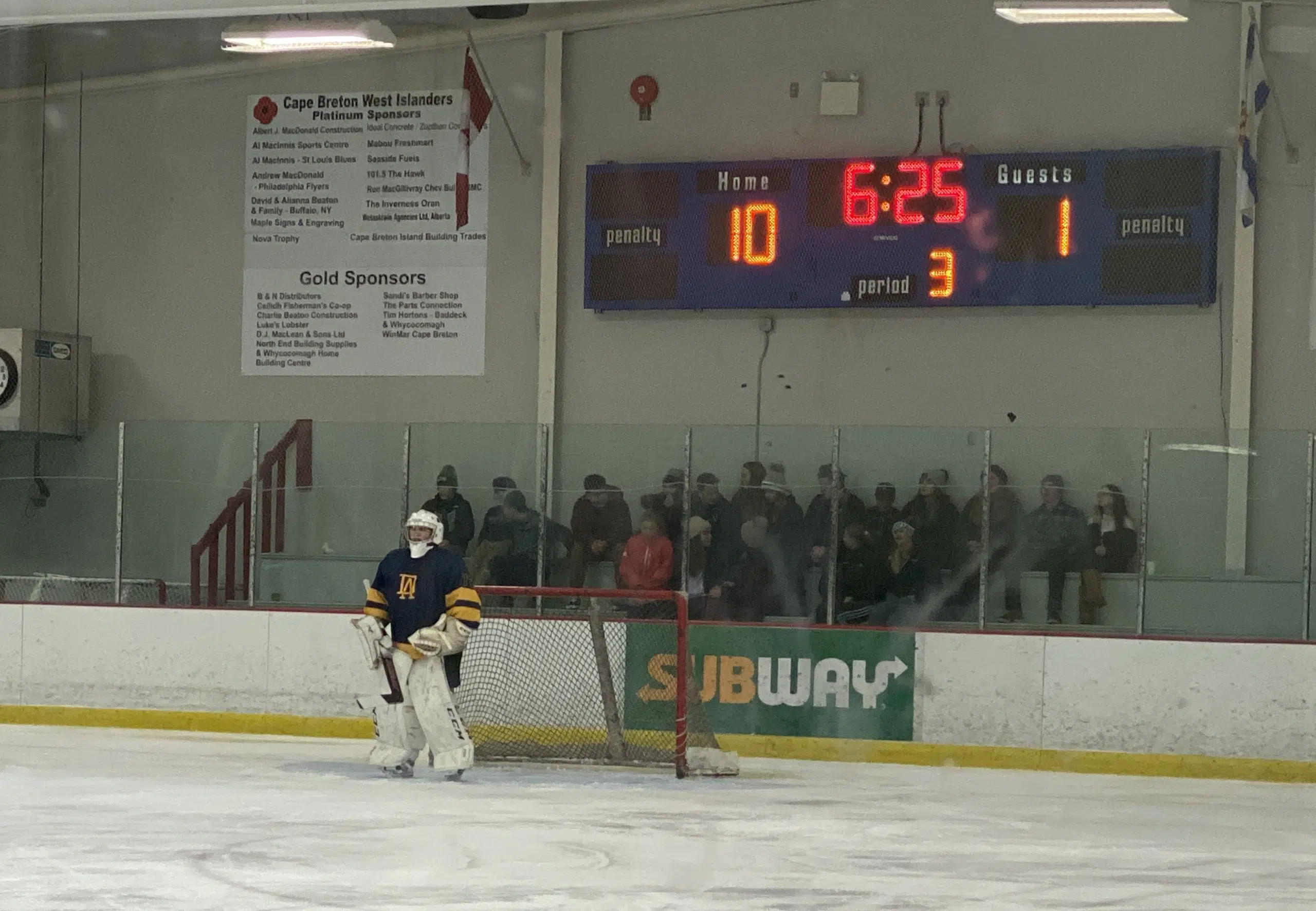 Cape Breton West High School Hockey League results (from Port Hood Monday)