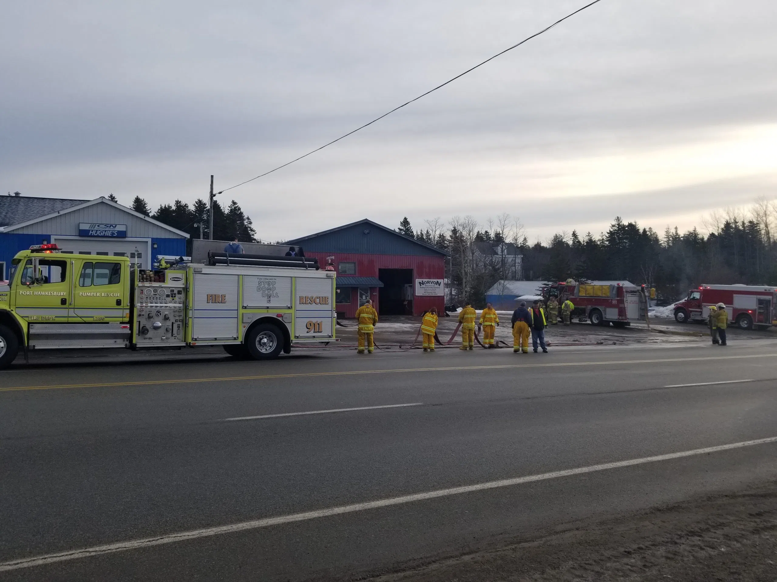 Firefighters, police respond to Port Hastings fire