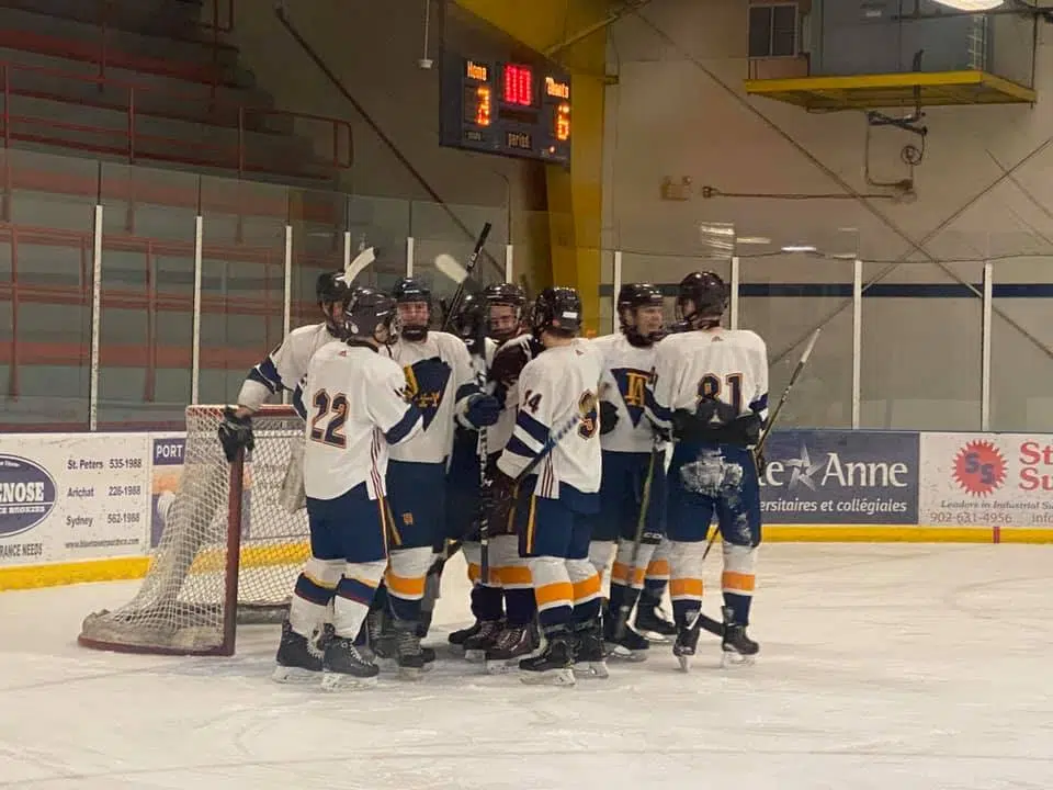 Cape Breton West High School Hockey League playoff results (from Louisdale Tuesday)