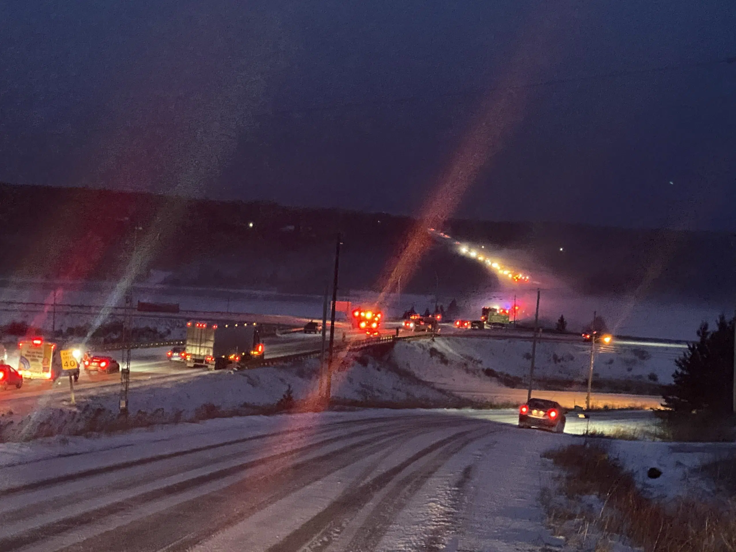 Multi-vehicle crash on Hwy. 104 in Monastery