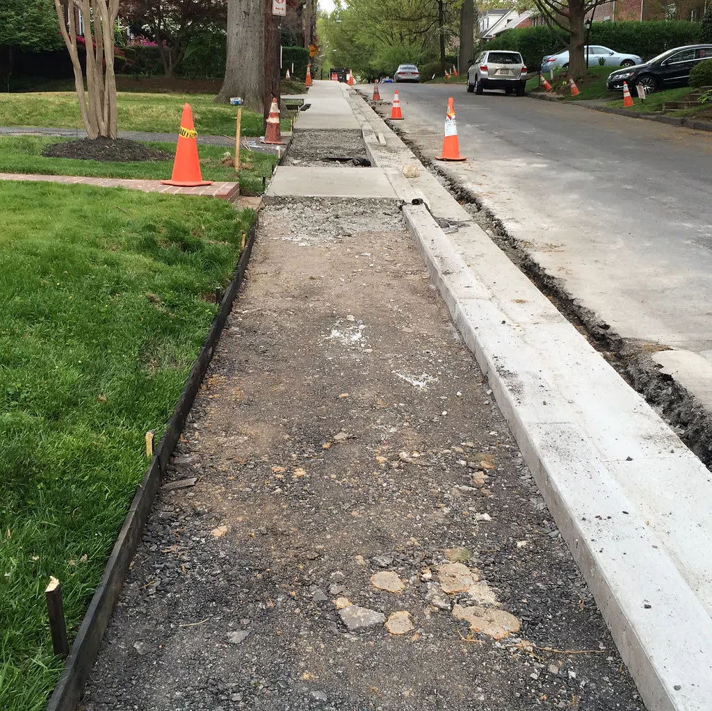 Port Hood sidewalk repair