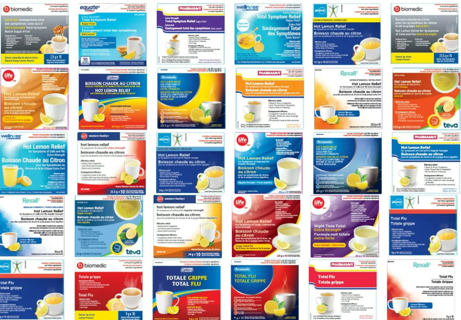 Cold and flu powdered medications recalled