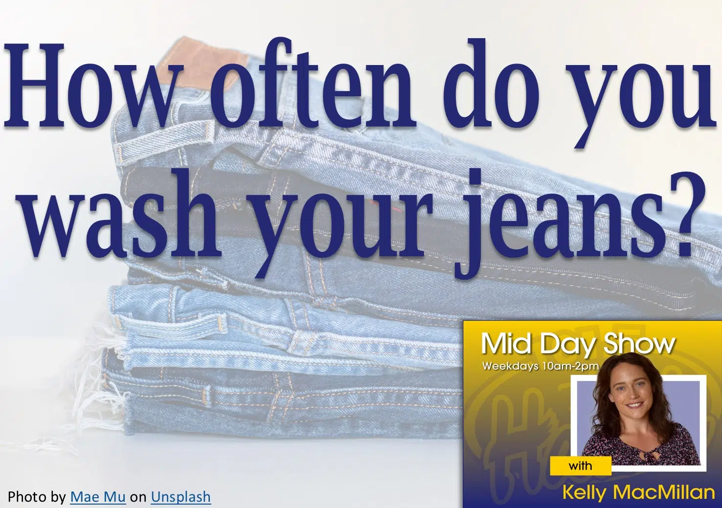 Do your jeans go into the hamper or back in the drawer at the end of the day?
