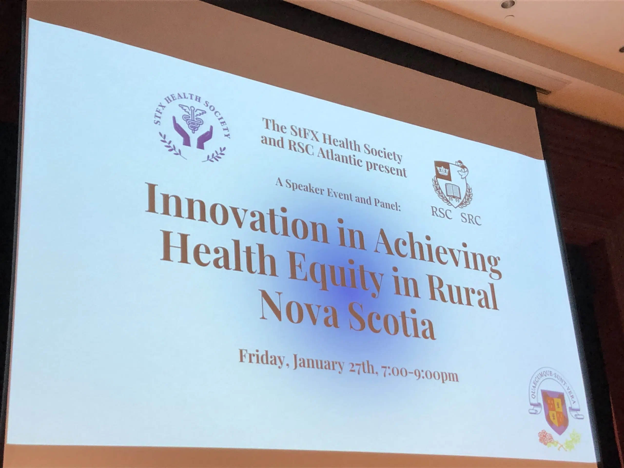 Innovation in Achieving Health Equity in Rural Nova Scotia Conference Held at StFX