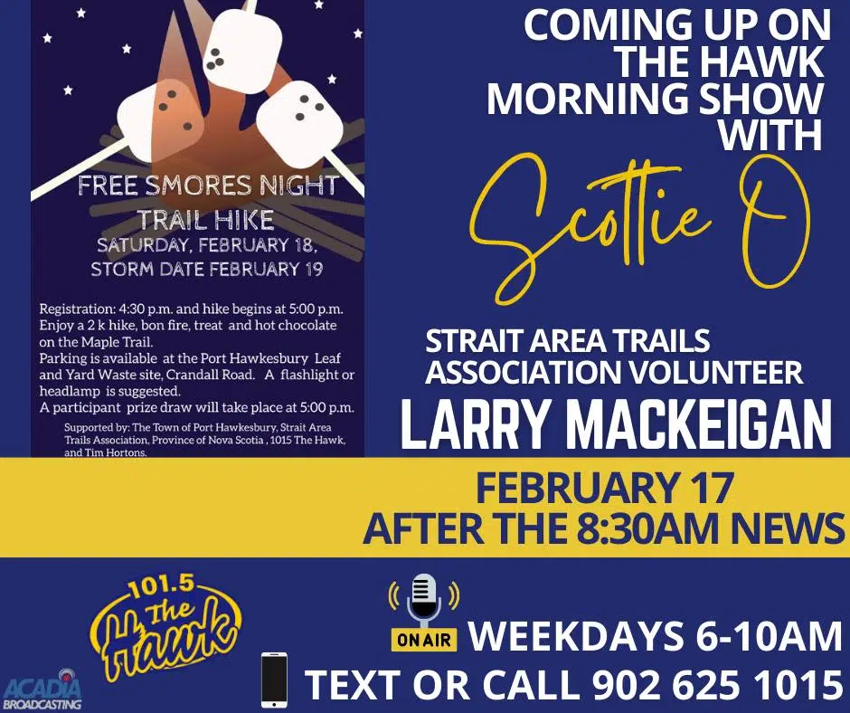 Scottie O chatted with Larry MacKeigan about the S'MORES Trail Hike for 2023