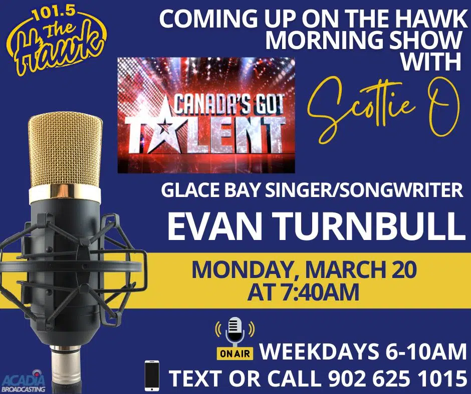 Scottie O chatted with Evan Turnbull about being the only NS contestant on Canada`s Got Talent