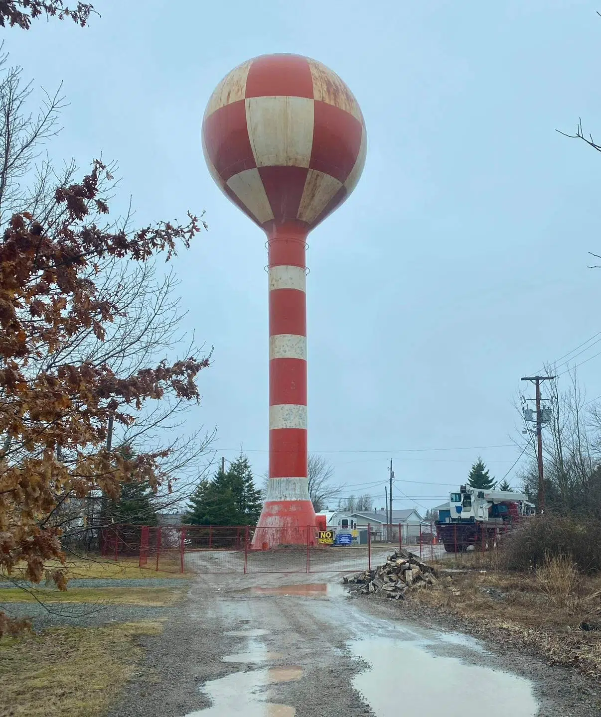 Why does the old water tower need to be taken down and is it of chicken? Your questions, answered! + pictures!