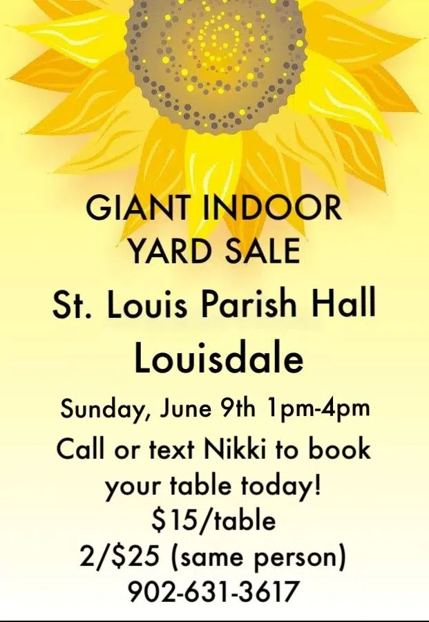 Giant indoor yard sale 101 5 the hawk