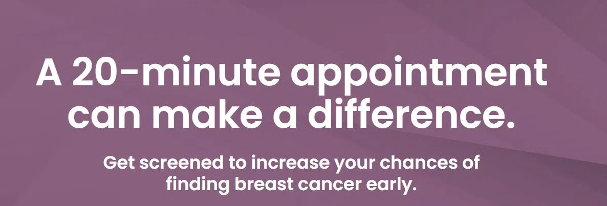 Have you booked your mammogram appointment?