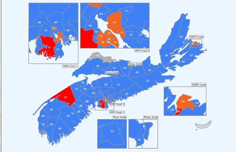 Breakdown of Quad County voter turnout