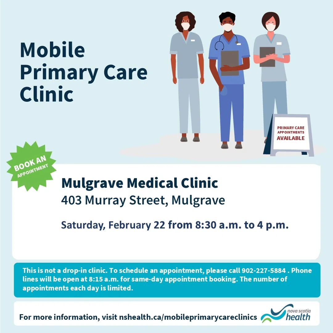 NS Health's mobile primary care clinic coming to Mulgave