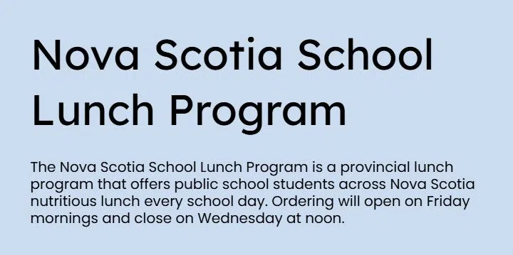 NS School Lunch Program will expand