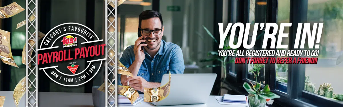 Payroll Payout – You’re Entered!