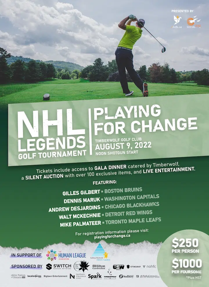 Playing for Change – NHL Legends Golf Tournament