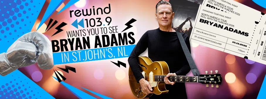See Bryan Adams in St. John’s