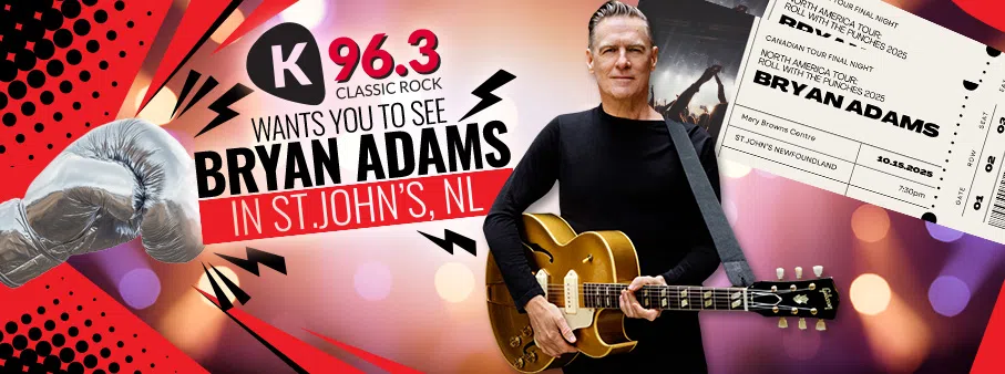 See Bryan Adams in St. John’s