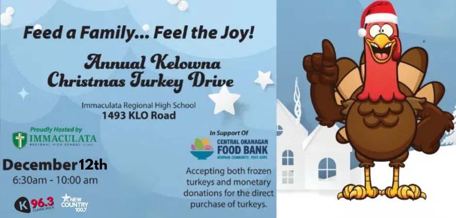 Feature: https://www.k963.ca/christmas-turkey-drive/