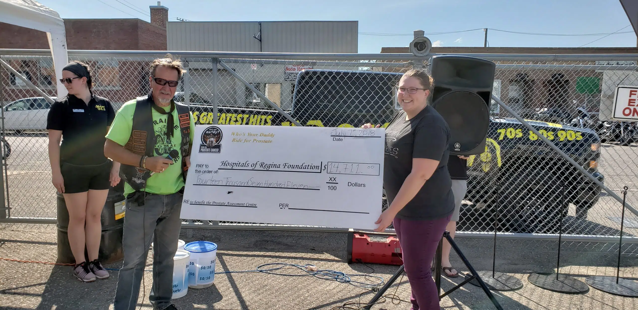 Jack 94.5 - Motorcycle enthusiasts raise $14,711 for Regina’s Prostate Assessment Centre