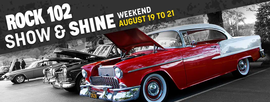 ROCK 102 ANNOUNCES RETURN OF DOWNTOWN CLASSIC CAR SHOW AS PART OF SHOW & SHINE WEEKEND