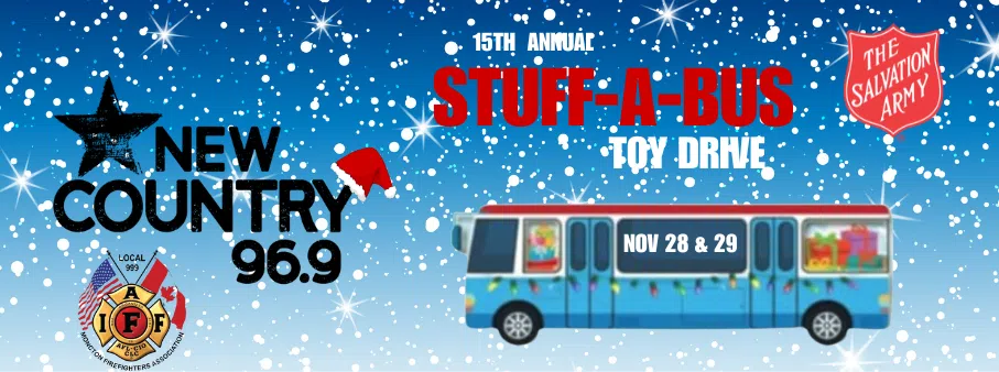 Feature: https://www.newcountry969.ca/14th-annual-new-country-969-stuff-a-bus-toy-drive/