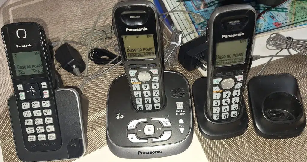 Cordless Home Phone with Answering Machine Handset Landline