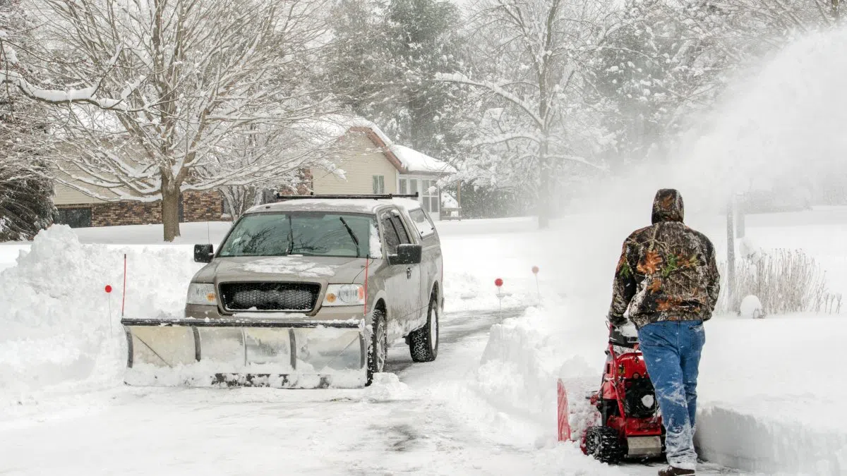 Companies clearing snow working to keep up with demand