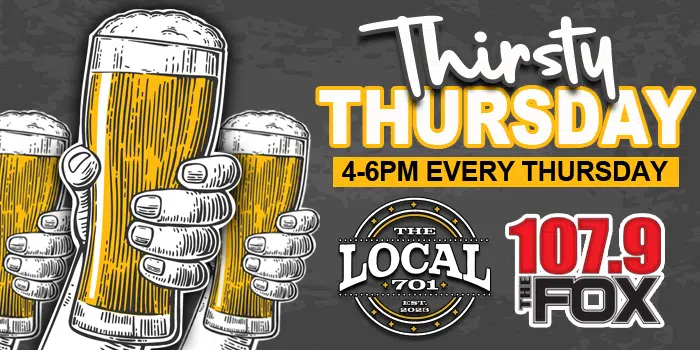 Thirsty Thursday at The Local 701 107.9 The FOX 1 For Classic