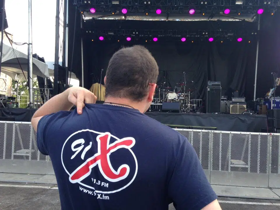 Empire Theatre announcing the Rockfest lineup tonight