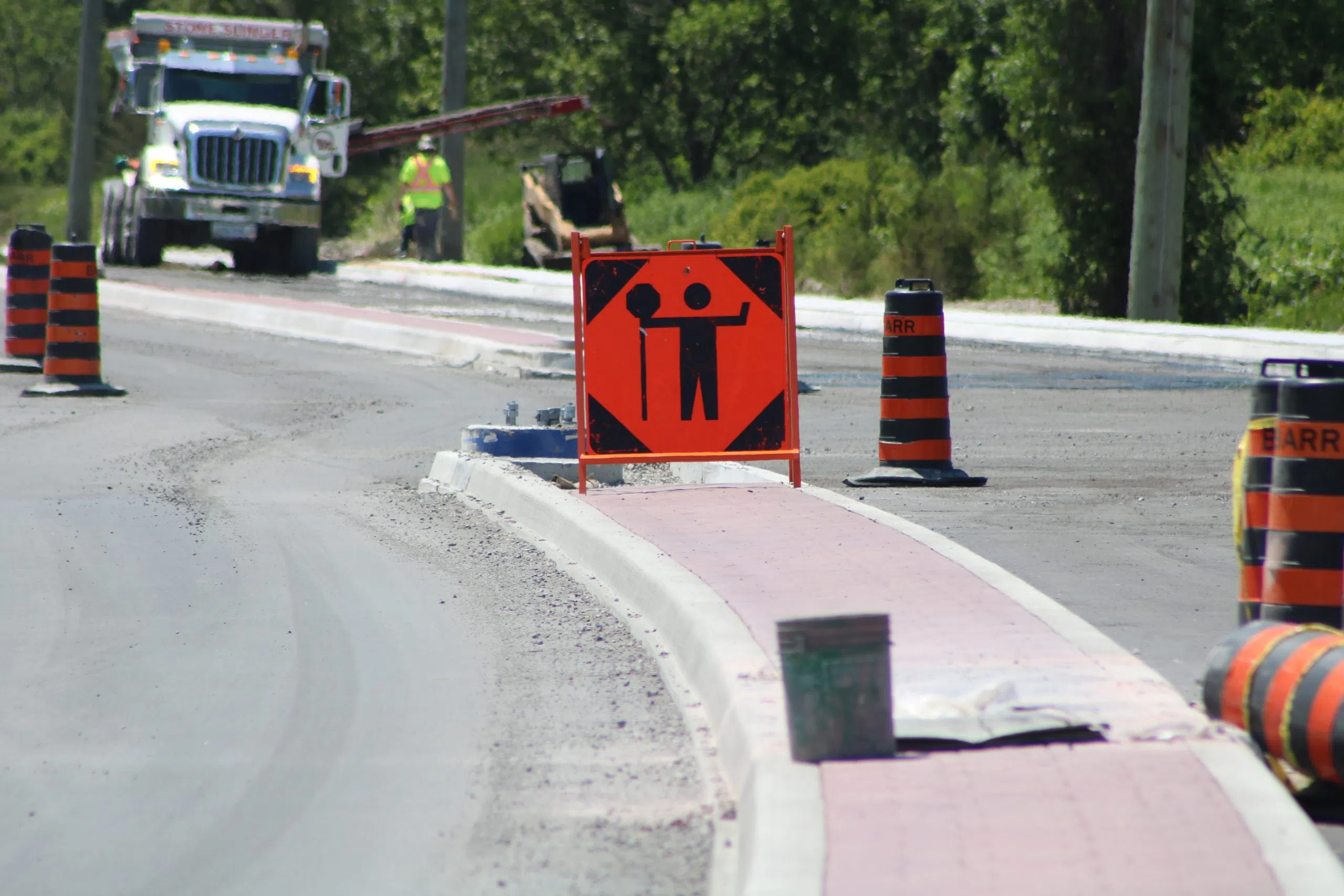Road work continues this month in Prince Edward County
