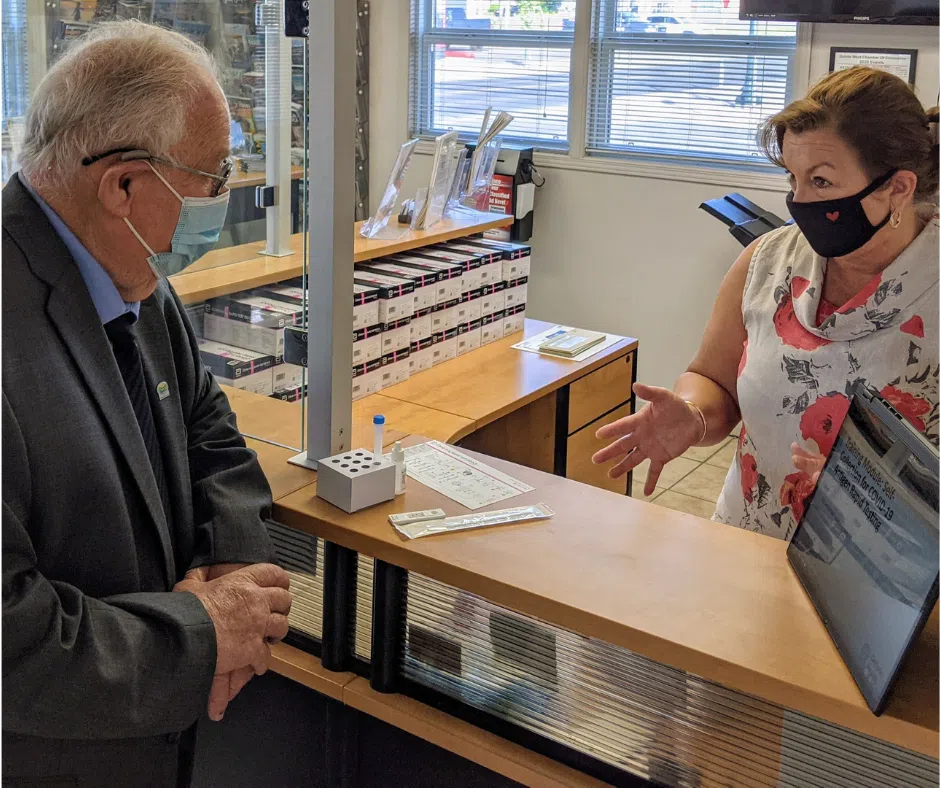 Quinte West Chamber of Commerce provides an update about the Rapid Antigen Tests