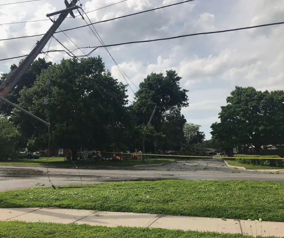 Belleville continues to recover after a severe storm