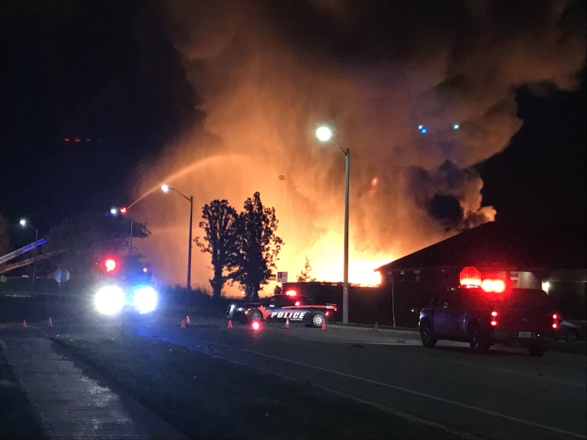 No danger to Belleville residents after an overnight fire on Station Street