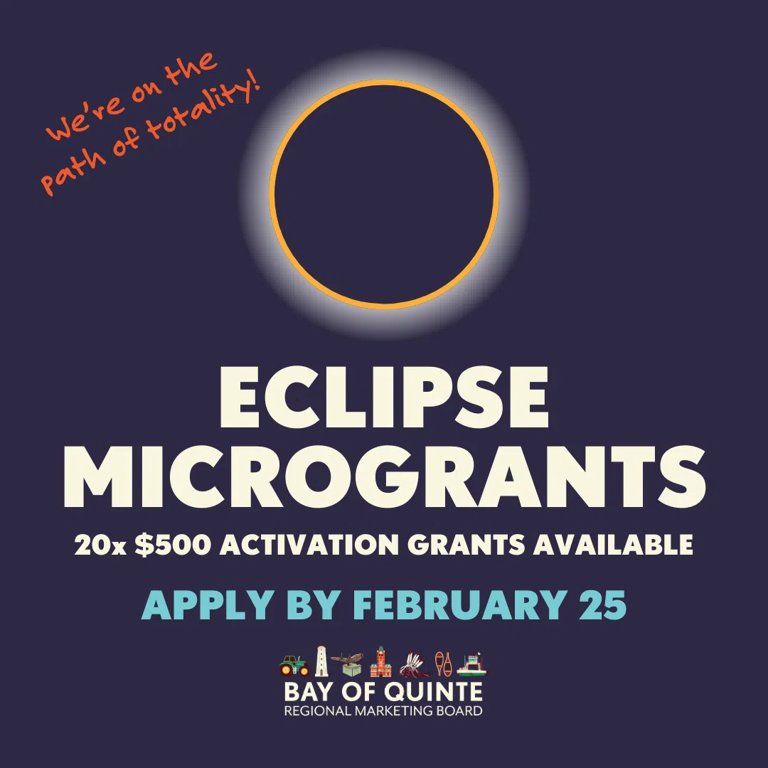 Bay of Quinte Regional Marketing Board announces grants ahead of solar eclipse