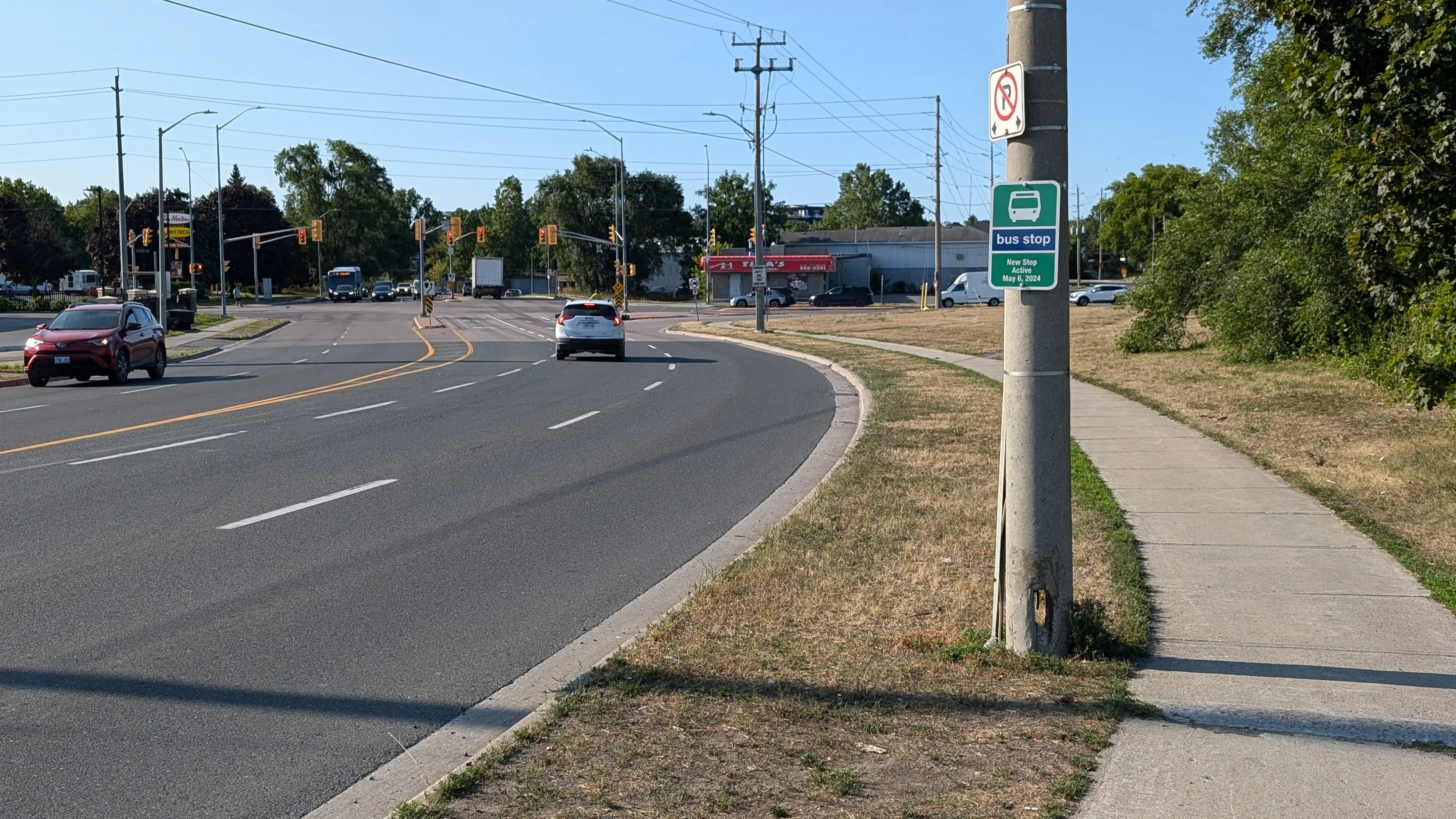 Construction of new accessible bus stops in Belleville starts today