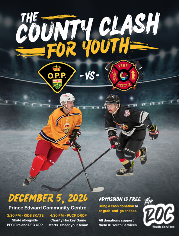 Community charity hockey event in Picton