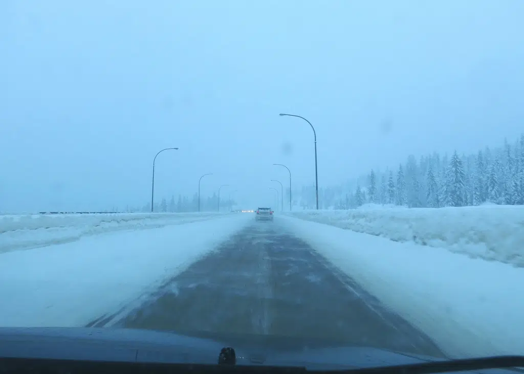 Huge increase in snow on the Coquihalla summit last month