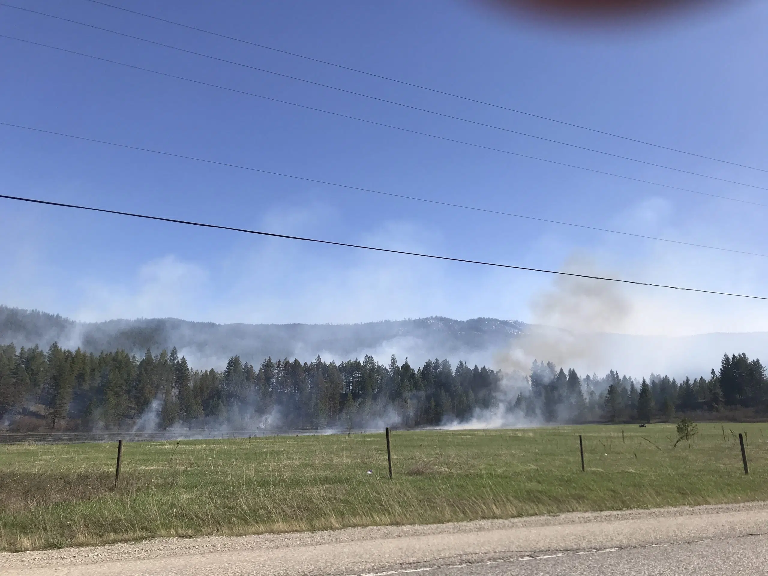 Update: No overnight growth of wildfire near Chase