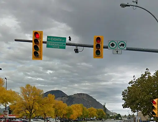 The only red light camera in Kamloops is being upgraded