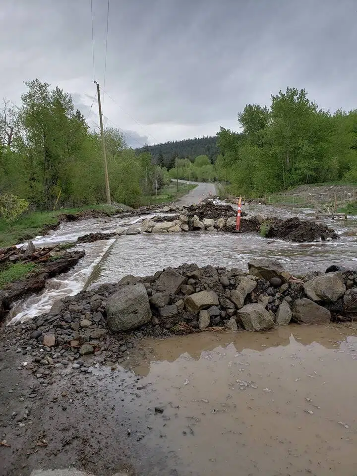 Stranded: About 10 households cut off by Barnes Lake Road washout near Ashcroft