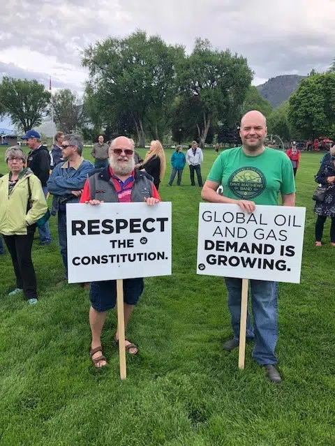 A strong message in favor of the Trans Mountain pipeline expansion in Kamloops