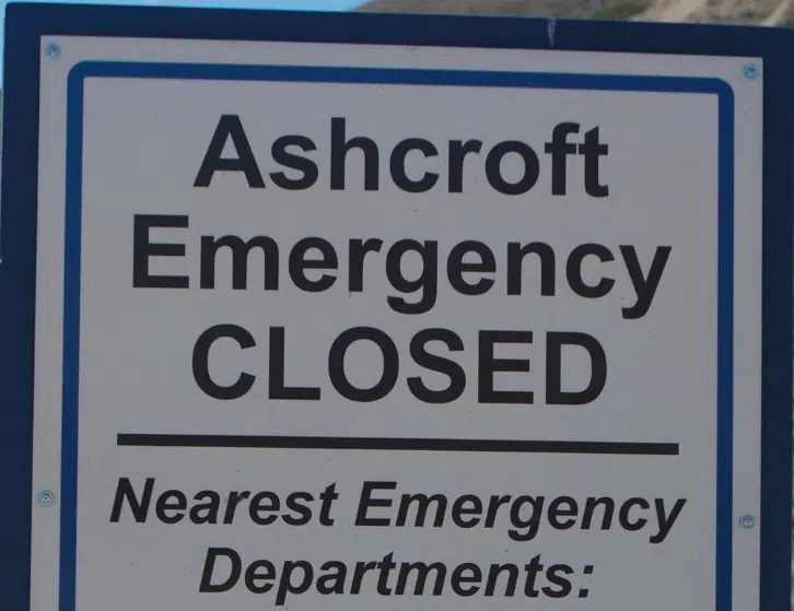 Staffing issues to close Ashcroft Hospital ER Sunday night