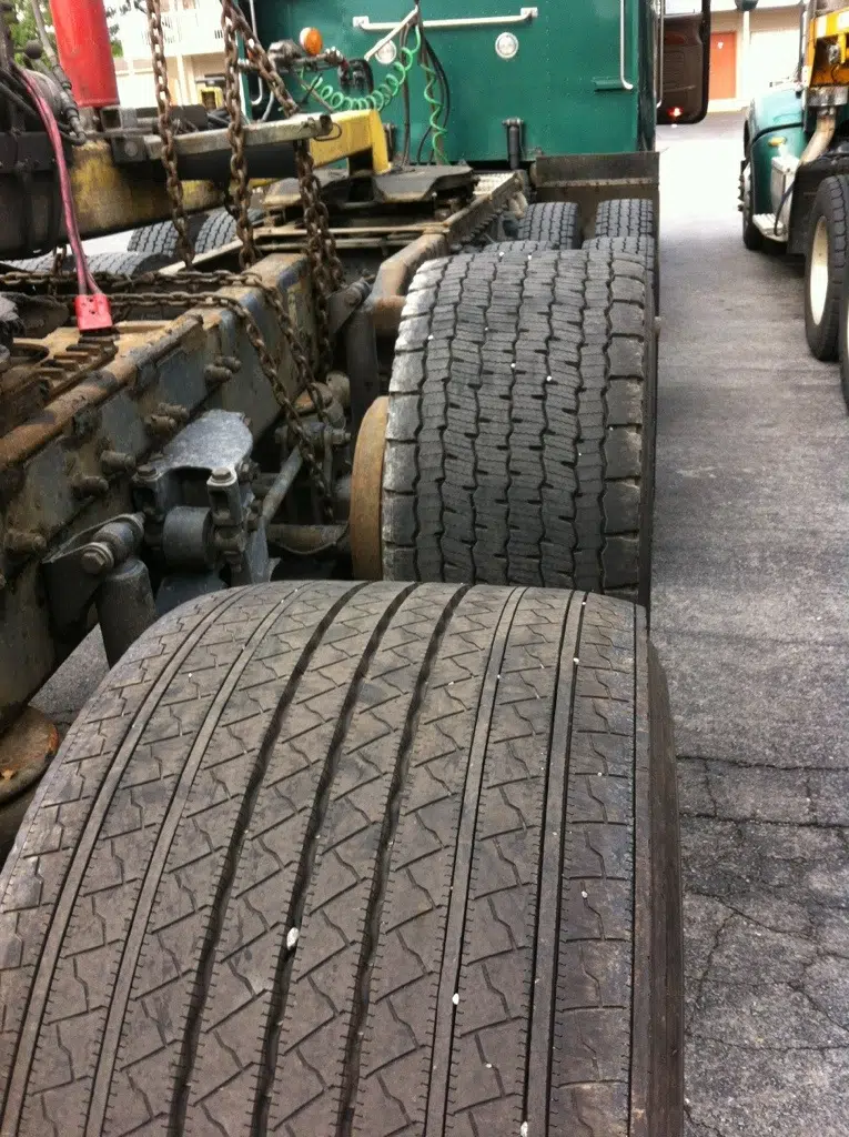 Restrictions on "super single" tires eased to help reduce trucking carbon footprint