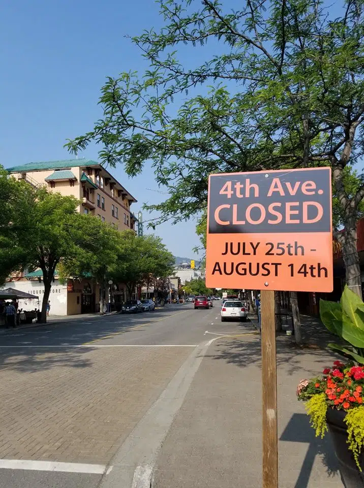 Kamloops Mayor all for the plan to test out 4th Avenue Pedestrian Plaza