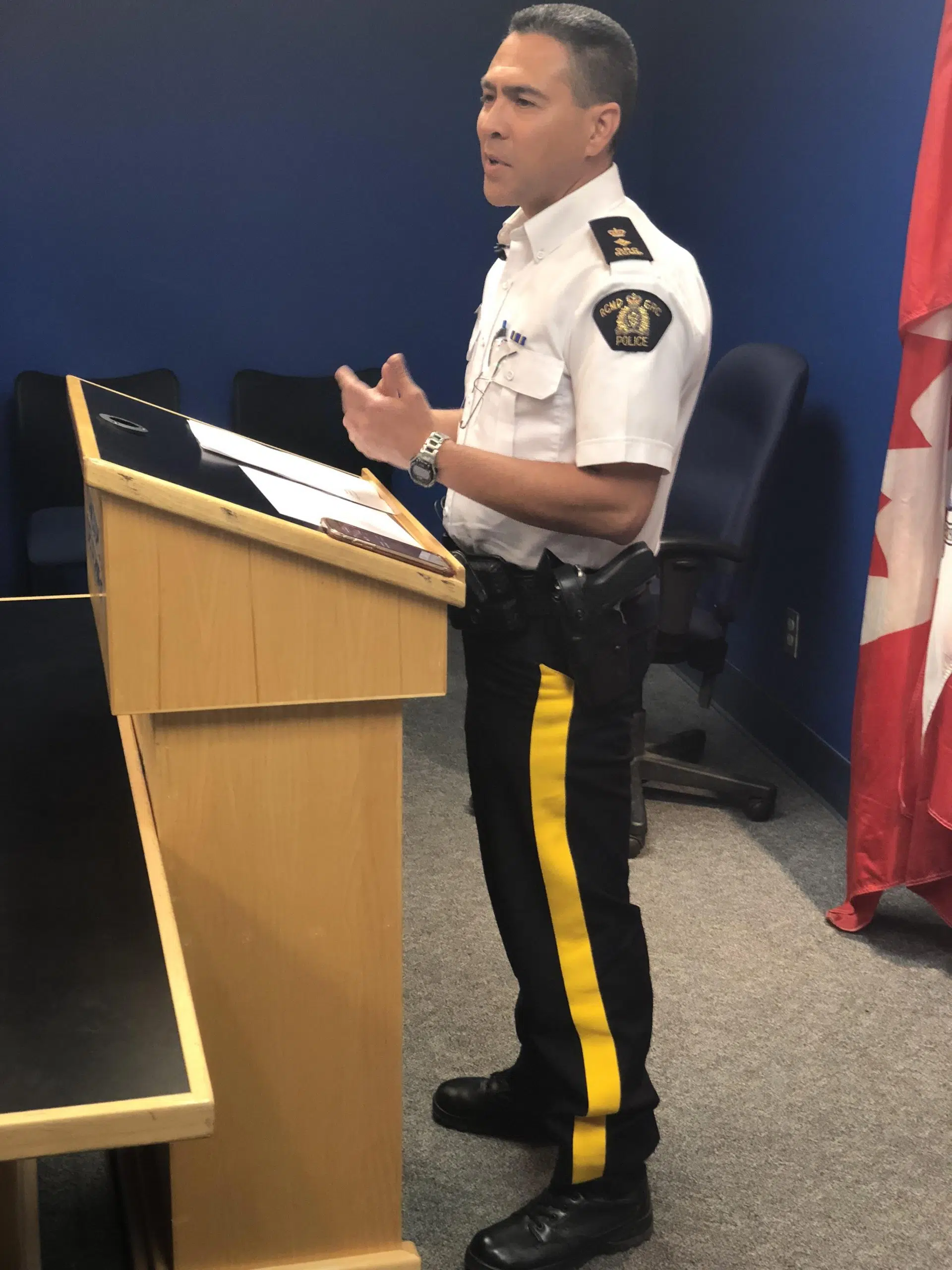 Kamloops RCMP Superintendent waiting for direction from Ottawa on legal pot laws
