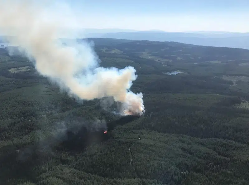 A new wildfire is burning near Clearwater
