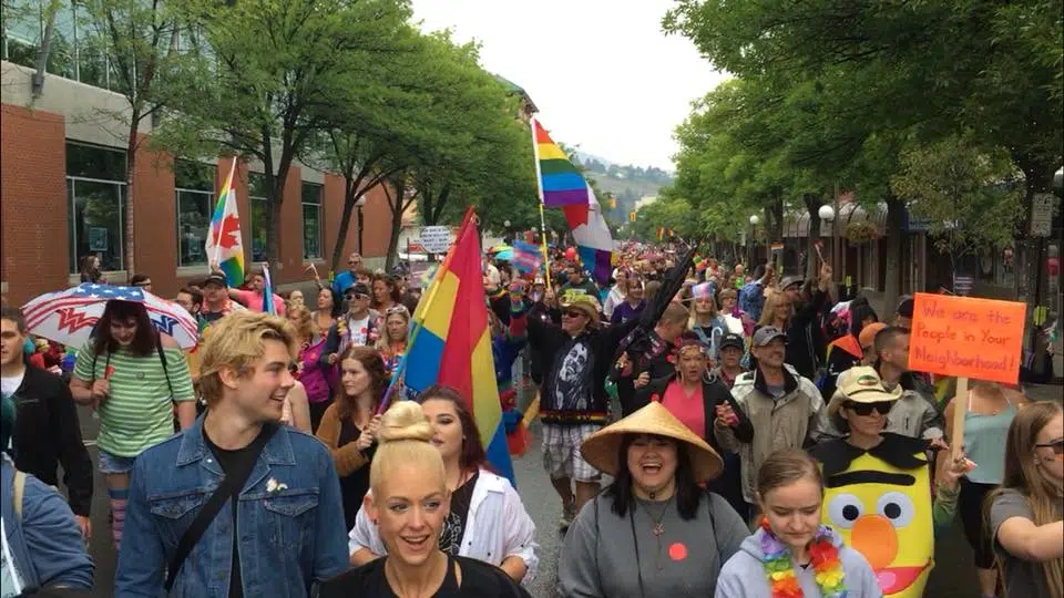 Organizers calling second annual downtown Kamloops Pride Parade a success