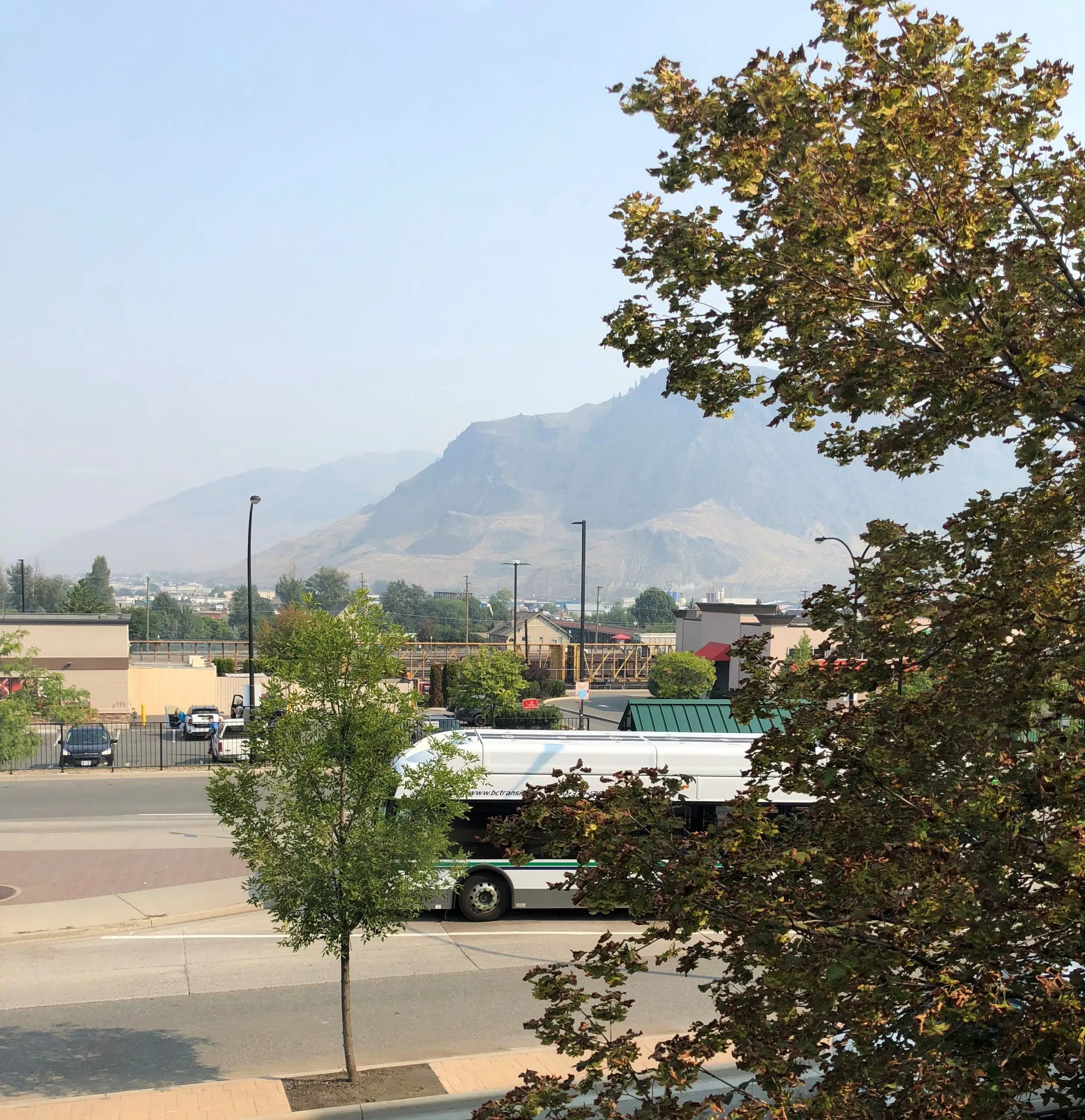 Air quality in Kamloops is now in the moderate range 