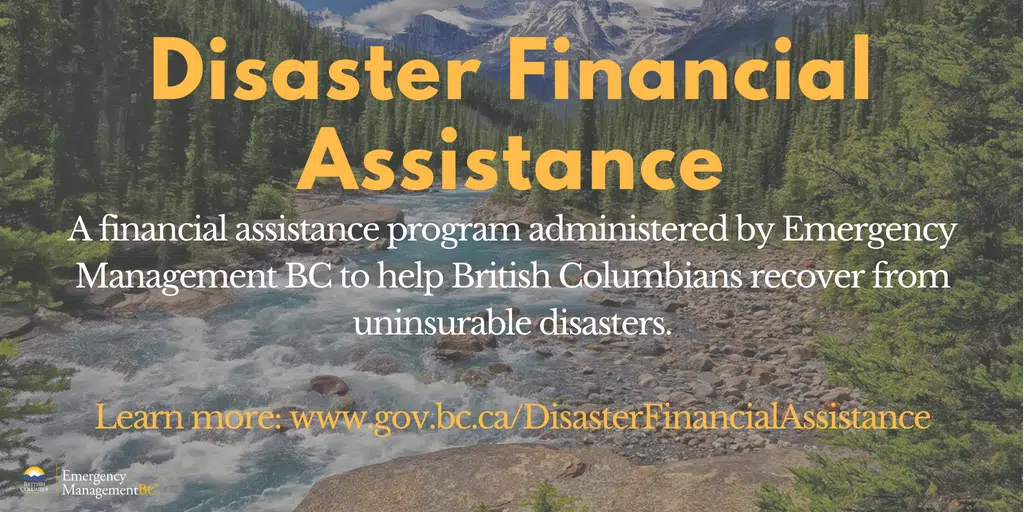 Recovery funding available to those impacted by recent landslides in the TNRD