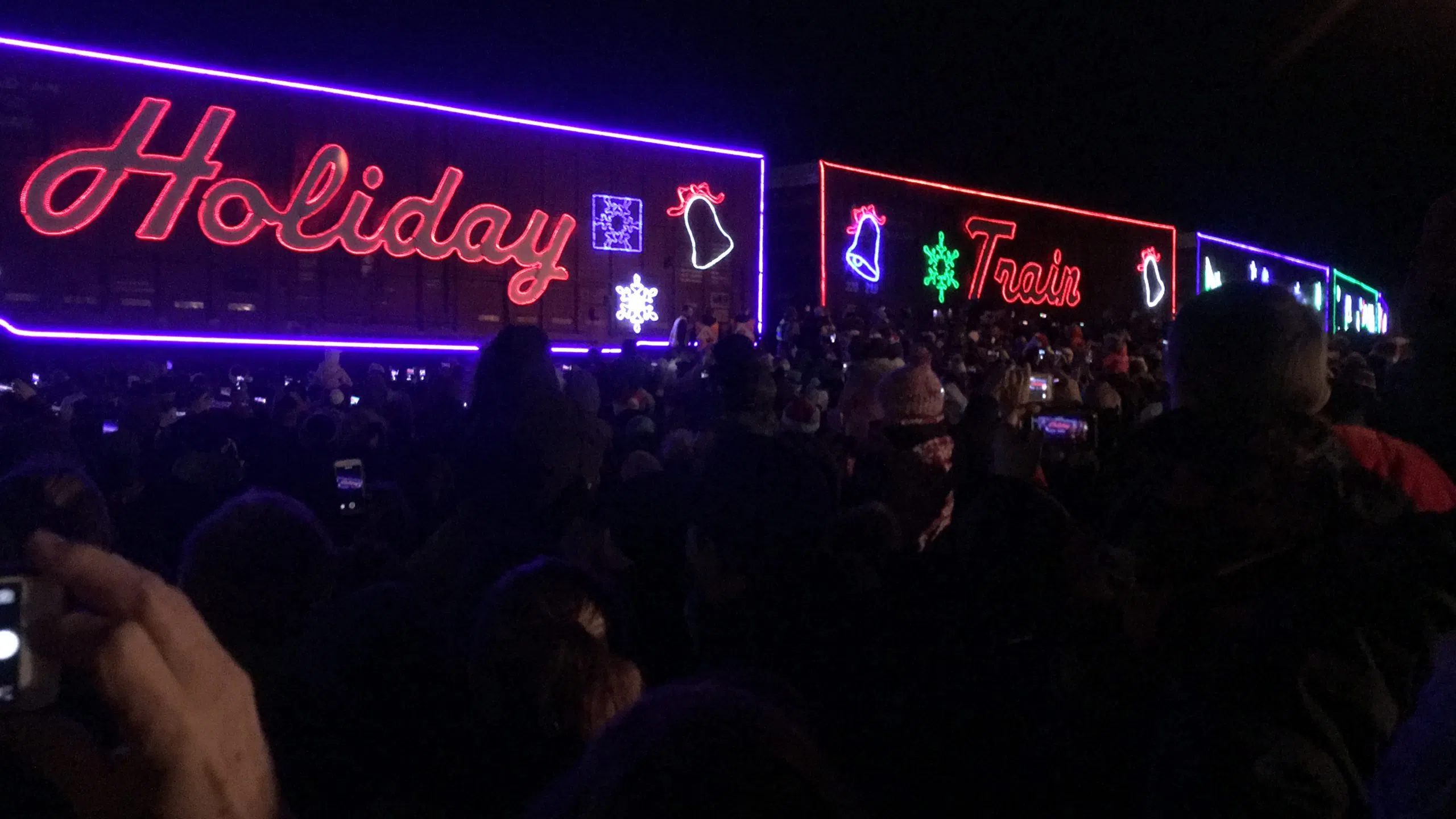 Largest Crowd in Years at CP Holiday Train Stop in Kamloops